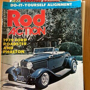 ROD ACTION MAGAZINE JULY 1979 ISSUE-1979 FORD ROADSTER AND PHAETON